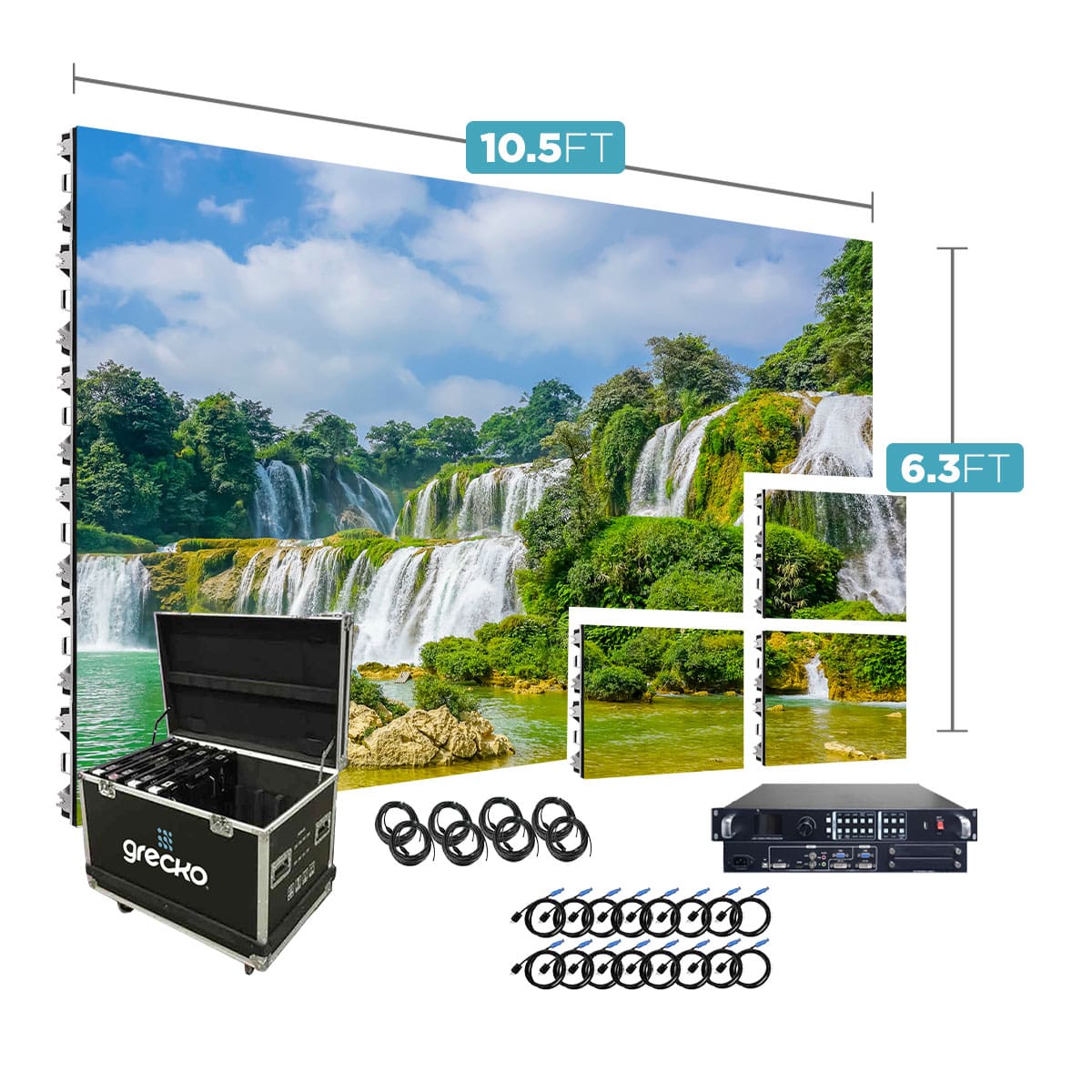 Pantalla LED NovaStar P1.25mm – 3.20 x 1.92 mtrs – (20 Paneles)