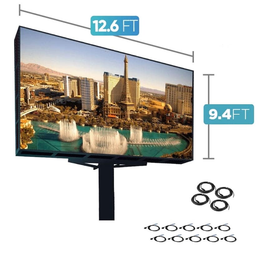 Pantalla LED NovaStar P3mm – 3.84 x 2.88 mtrs – (12 Paneles)