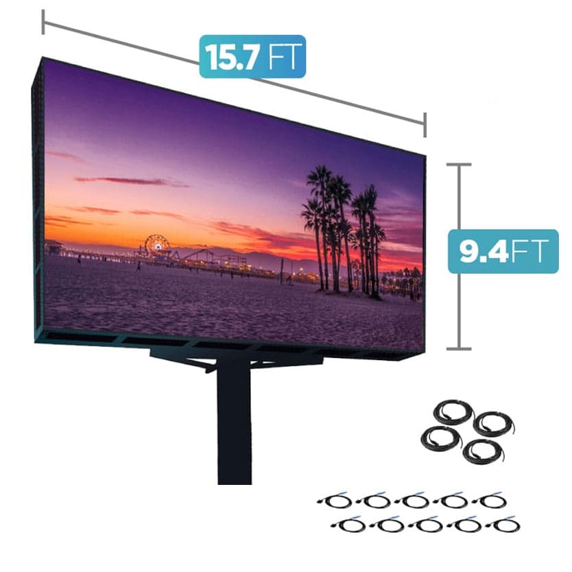 Pantalla LED NovaStar P8mm – 4.8 x 2.88 mtrs – (15 Paneles)